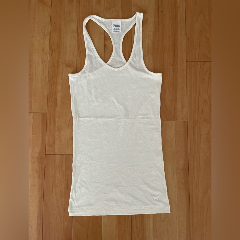 Y2K PINK Victoria Secret Racerback Layering Tank Top XS
